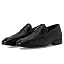 Black Embossed Leather