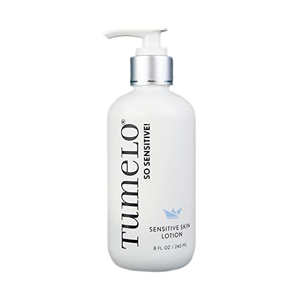 Tumelo So Sensitive! Dry & Sensitive Skin Lotion with Macadamia and Coconut Nut Oil 8 oz Bottle - Unscented, Paraben-Free, Non GMO