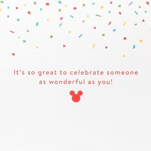 Image of Papyrus Mickey and Minnie Mouse Birthday Card (As Wonderful As You)