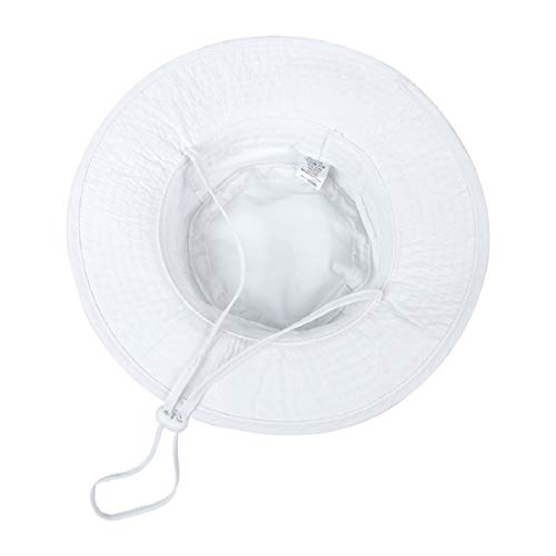 Muryobao Toddler Infant Child Kids Sun Hat Summer Upf50+ Uv Protection Hats Wide Brim Bucket Cap For Baby Girls Boys Beach Fishing White L #TOP2