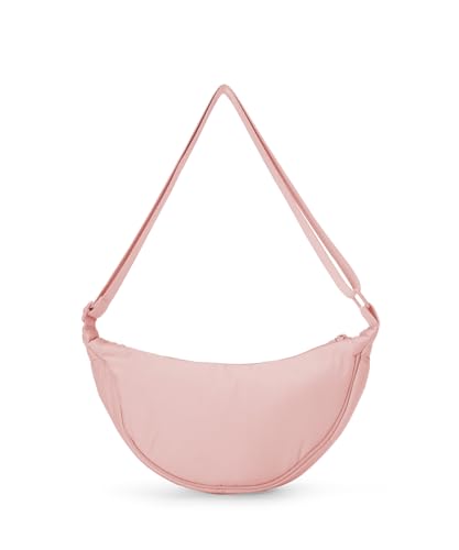 Image of PUMA PLUSH Halfmoon Bag IND - Stylish Everyday Bag with 10L Capacity, Main Zip Compartment, Interior Organization, Adjustable Shoulder Strap, & Iconic Branding