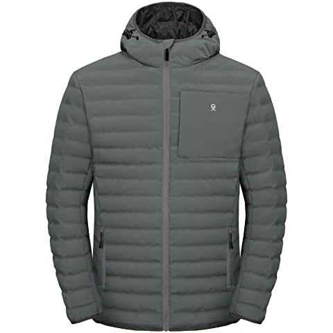Little Donkey Andy Men's Warm Waterproof Puffer Jacket Cover