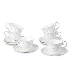 White with gold thread