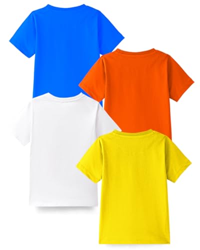 Image of Kuchipoo Boys Half Sleeves Regular Fit Cotton T-Shirt