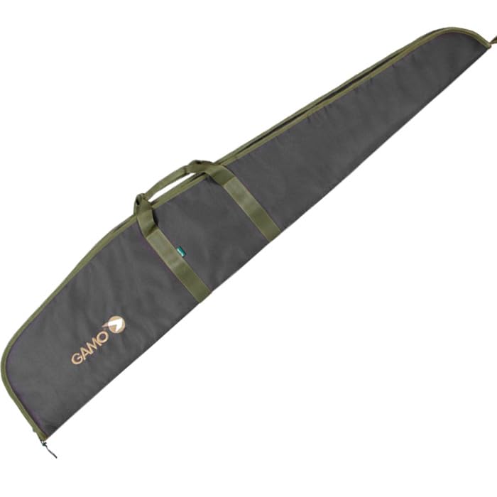 ECOMMUR Funda para carabinas, Rifles, escopetas y Armas largas en General + Visor. Longitud Externa: 130cm Color Verde y Negra