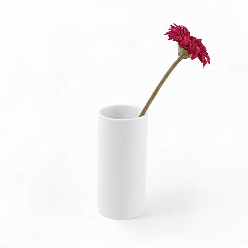 Holst Porzellan/Germany RV 015 Jarrón de Porcelana 15 cm, blanco, 7 x 7 x 15 cm, 2 Unidades