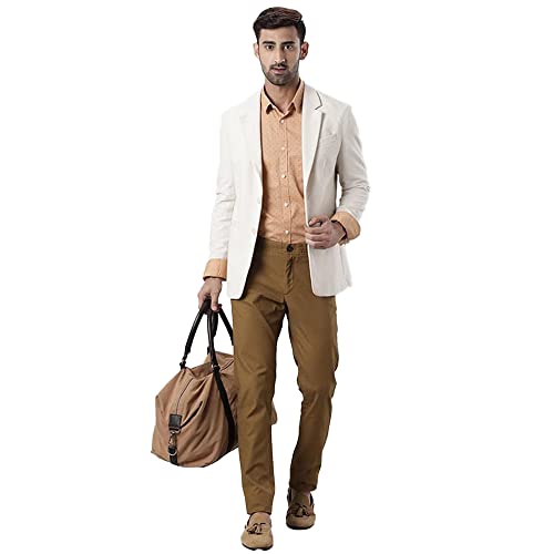 Image of Indian Terrain Printed Cotton Slim Fit Mens Casual Shirt