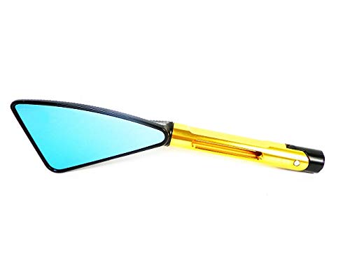 Kit Retrovisor Tomok+Manete Curto+Manopla Esportiva c/Peso Honda CB300R Dourado