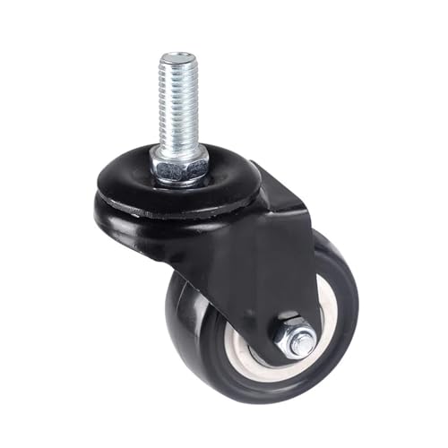 Roue multidirectionnelle 3 pouces M12 en acier robuste et double roulement silencieux - 3