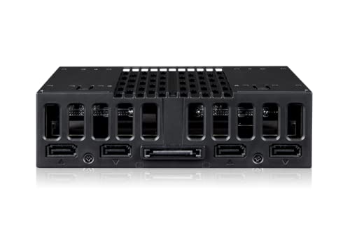 flexiDOCK MB024SP-B - Trägerloses Dock im Pull-Out Design für 4X 2,5 Zoll SATA/SAS SSD/HDD in 1x 5,25 Zoll Schacht