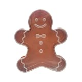 Bandeja para Refrigerios Navideños, Material Reutilizable, 30x25 Cm, Plato De Postre con Tapa, Plato para Servir para Fiestas Navideñas, Fácil De Limpiar, para Decoración del Hogar, Oficina