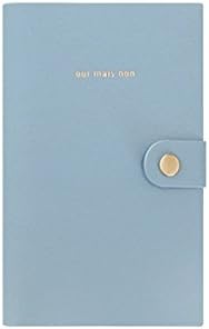 Pureletter Second Mansion OUI Diary.M Schedule Notebook Undated Datebook ( 4.92 x 7.55 x 0.27” inches) (PALE BLUE)
