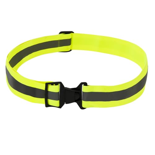 A-SAFETY Reflective Safety Bands for Wrist Arm Ankle Leg.High Visibility Sports Gear for Walking Jogging Cycling Yellow