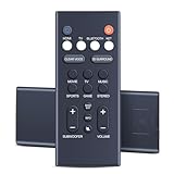Snrigw VCQ9140 T�l�commande de rechange pour syst�me de haut-parleurs audio Yamaha ATS-1090 ATS1090 ATS-2090 ATS2090 YAS-CU209 YAS-109 YAS-109BL YAS109BL YAS-209BL YAS-209BL YAS209BL