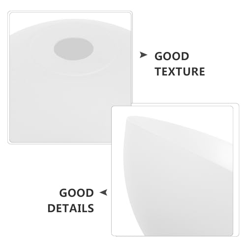 Image of ABOOFAN Plastic Lampshade 11.10 Inch Dome Design Ceiling Lamp Shade Replacement Cover Soft Light Diffuser for Home Wall and Ceiling Fixtures