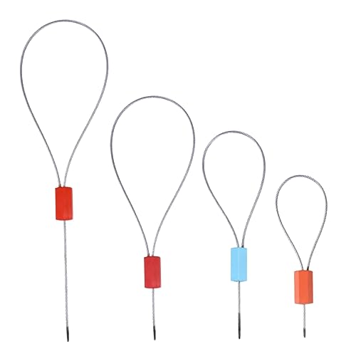 SOESFOUFU Professional Logistics Wire Seals 50pcs Lead Pliers Tightening Wire Seals Anti-Tamper Lock Random Color