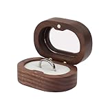 Compact et compact : la taille de cette petite boîte à bagues est de 6,6 x 4,8 x 3,2 cm, 2,6 x 1,9 x 1,25 pouces, et le poids est seulement de 0,044 kg. Léger et portable, il peut être facilement caché dans votre poche, de sorte que vous pouvez surprendre votre amant ou votre petite amie et placer la bague de fiançailles qui vous appartient à deux