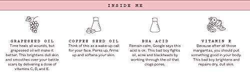 Miniatura 7 de Frank Body Aceite limpiador antimaquillaje  Removedor de maquillaje sin toallitas  Hecho con café, semilla de uva y ácido BHA  Elimina naturalmente