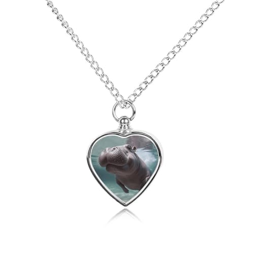 Collier funéraire pour animaux compagnon cœur, idéal à porter au quotidien