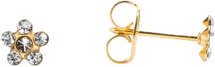 Daisy Stud Earrings | Hypoallergenic and Nickel Safe for Sensitive Ears | High Fashion Earrings for Women and Men