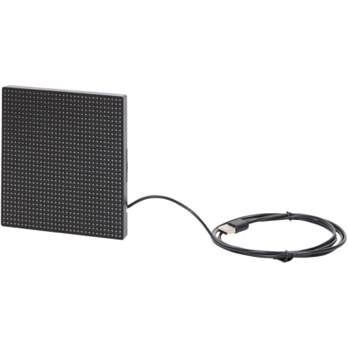 Panneau LED Pixel Art B.K. Light avec affichage programmable et alimentation USB pour bureau - 4