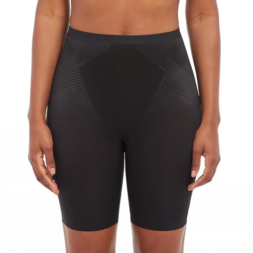 Image of SPANX Thinstincts 2.0 Midthigh - Tights for Women - Stretchy Fit - Quick-Dry Fabric - Elasticized Waistband