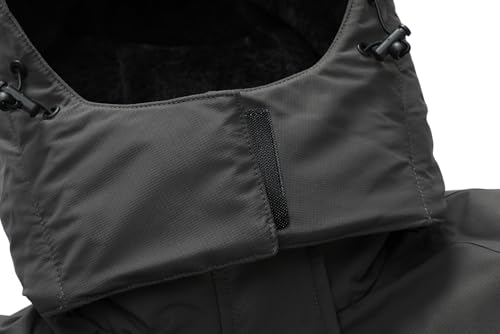 Image of MOERDENG Women's Ski Jacket Waterproof Winter Coat Hooded Snowboarding Jacket Warm Winter Jacket