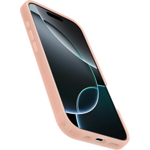 Image of OtterBox iPhone 16 Pro Symmetry Series Clear Case - Peachy Bloom Pink - Ultra-Thin, Sleek iPhone Case, Floral iPhone Case