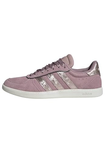 Image of adidas Womens Breaknet Sleek Sneakers Shoes Casual - Brown