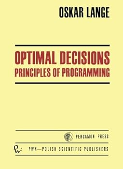 Paperback Optimal Decisions: Principles of Programming Book