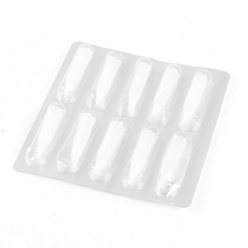 uxcell 10 Pcs Clear Plastic Disposable Permanent Makeup Tattoo Needle Caps 7R