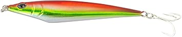 Nomad Design The Ridgeback Long Cast Jig 60g 2oz Darting Metal Jig with Erratic Sideways Darting Action, Durable BKK Hooks, Angled Head Design, for Shore & Offshore Species