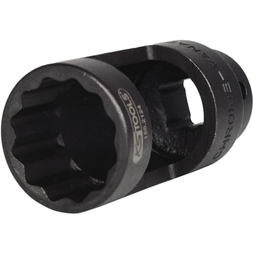 Ks Tools 150.2124 Llave De Vaso De 1 2 Para Inyectores, 12 Cantos, 27 Mm