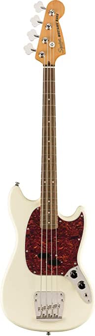 Amazon.com: Fender Squier Classic Vibe '60s Mustang Bass - Olympic