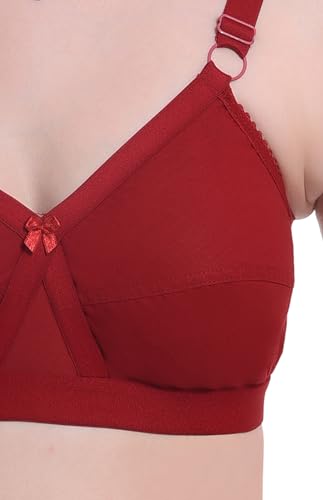 Image of Elina Women's 100% Cotton Regular Full Coverage T-Shirt Bra (Enora)