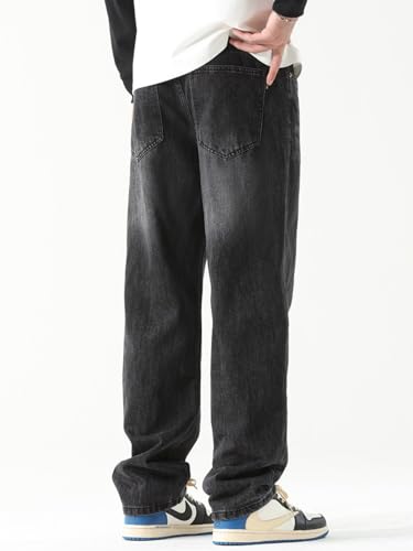 Jeans Pants Trouser Denim Spring and Autumn Vintage Men's Wide Leg Classic Loose High Street2