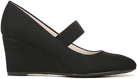 LifeStride Womens Gio MJ Wedge Heel Mary Jane Pumps Black 9 W | Image 1