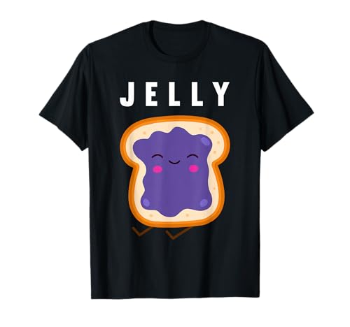 Peanut Butter and Jelly Best Friend Matching T-Shirt Small