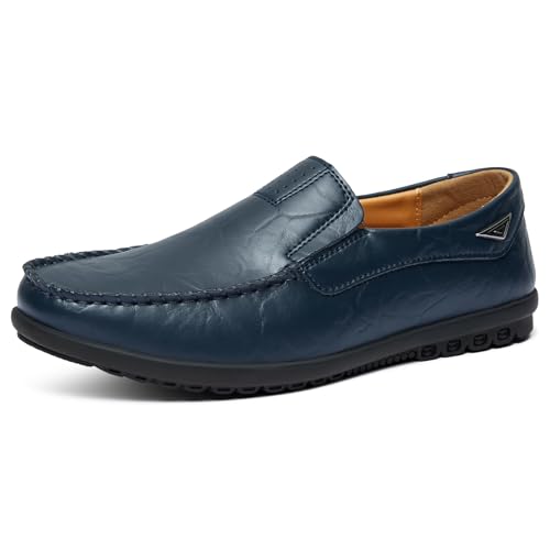 Image of Go Tour Men's Casual Leather Fashion Slip-on Loafers Shoes
