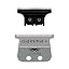 X-Pro Wide Stainless Steel with Black The One Moving Trimmer Blade Set