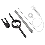 MOTO4U オートバイフォーク整備工具キット フォークメンテナンスツールセット／フォークオイル専用工具セット 20mlフォークオイルレベルツール・ダンパーロッドエア抜きツール・フォークスプリング圧縮ツール（3点組）