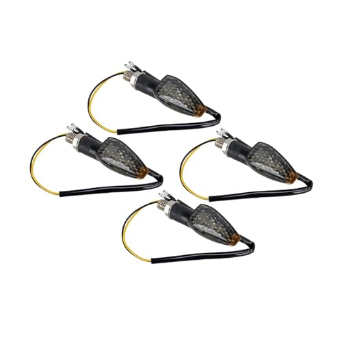 Indicateur de virage pour remplacer vos clignotants de moto cassés avec 4 lampes LED 12V jaune