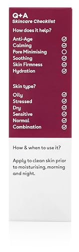 Q+A Hyaluronic Acid Facial Serum. A super hydrating Hyaluronic Acid serum for healthy and plump skin. 30ml/1fl.oz