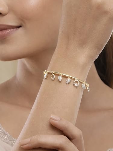 Image of Rubans Stainless Steel Bracelet Stylish Trendy Jewellery Gift for Women & Girls