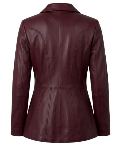 WECNOM Real Leather Moto Jacket