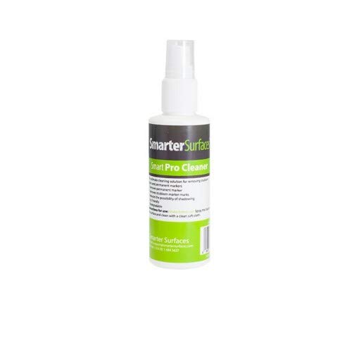 Image of SmarterSurfaces Smart Permanent Ink Remover 125ml (Pack of 1) Remove Stubborn Stain & Permanent Markers | Erase Ghosting & Tough Stains Effortlessly | Non-Hazardous & Safe for All Dry Erase Surfaces
