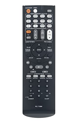 Télécommande RC-738M pour récepteur AV Onkyo Home Cinéma et TX-SR607