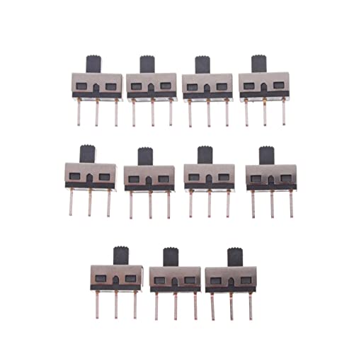 Micro interrupteur 3 broches SS12D10 1P2T de 10 pièces pour circuits imprimés