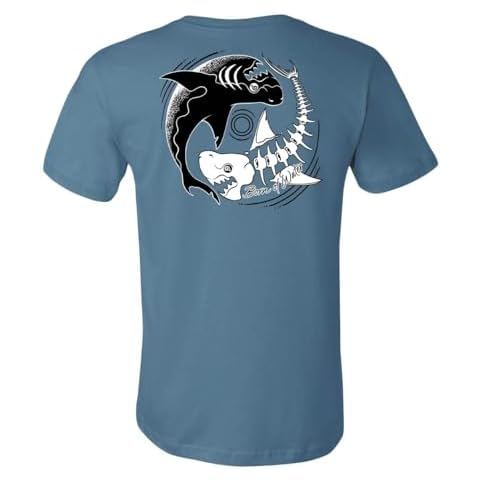 Scuba Diving Shark T-Shirt: Mens Yin Yang: Surf | Fishing | Spearfishing - XL Cover