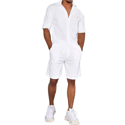 Ensemble de sport amropi été homme chemise à boutons manches courtes respirante avec short